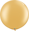 3 Foot Gold Latex Balloon